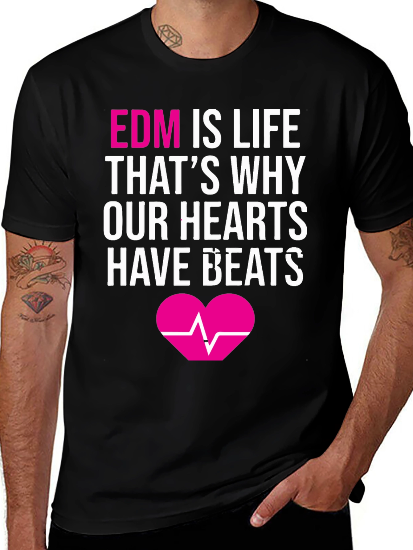 EDM Is Life Graphic Tee | Music Lovers T-Shirt