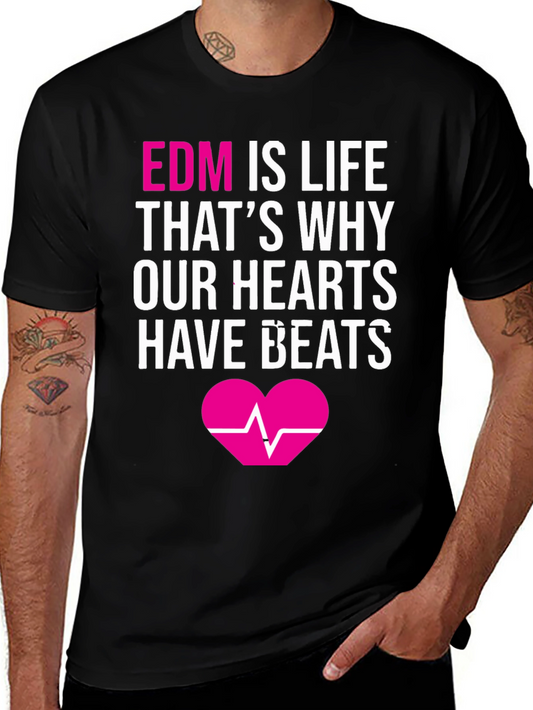 EDM Is Life Graphic Tee | Music Lovers T-Shirt