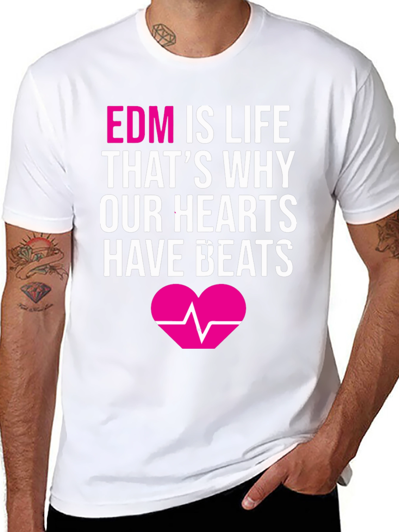 EDM Is Life Graphic Tee | Music Lovers T-Shirt