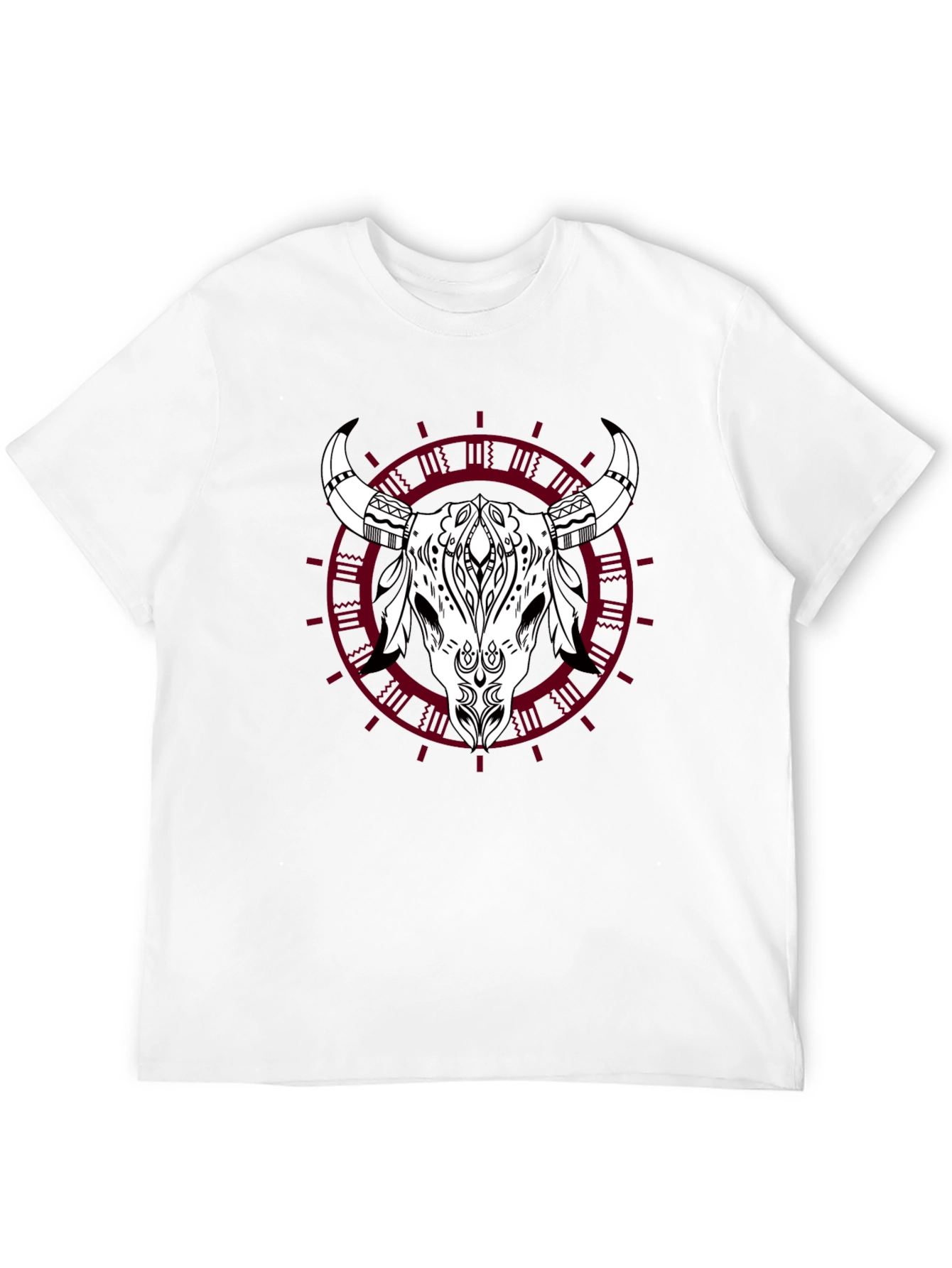 Bull Skull Graphic Tee - Urban Edge