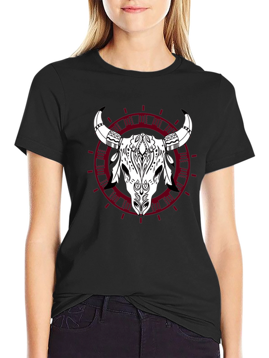 Bull Skull Graphic Tee - Urban Edge