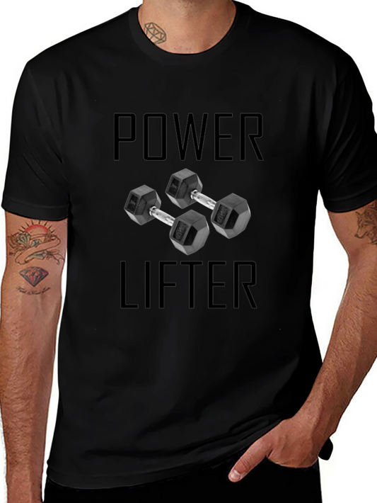Power Lifter T-Shirt - Black Workout Apparel