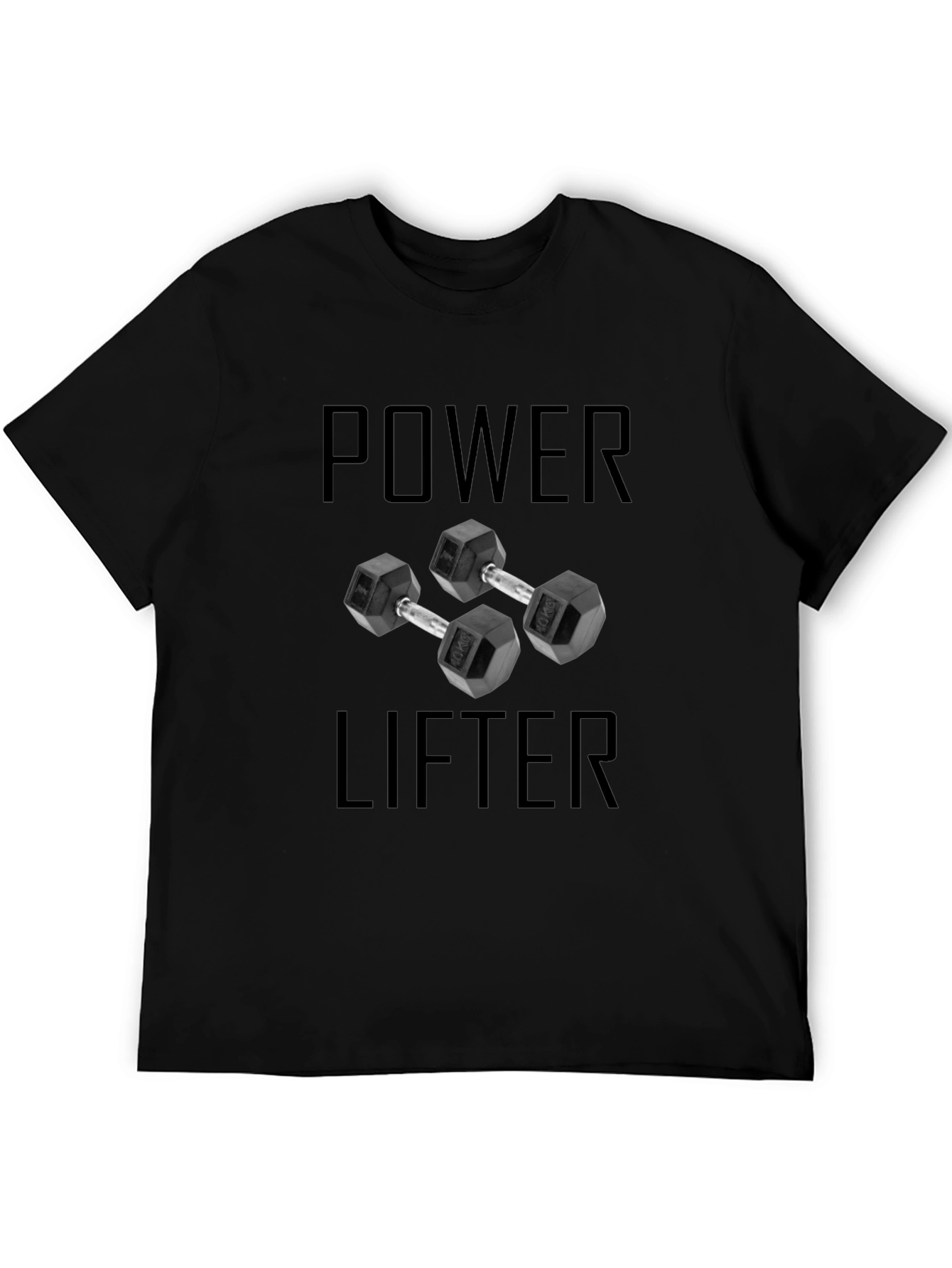 Power Lifter T-Shirt - Black Workout Apparel