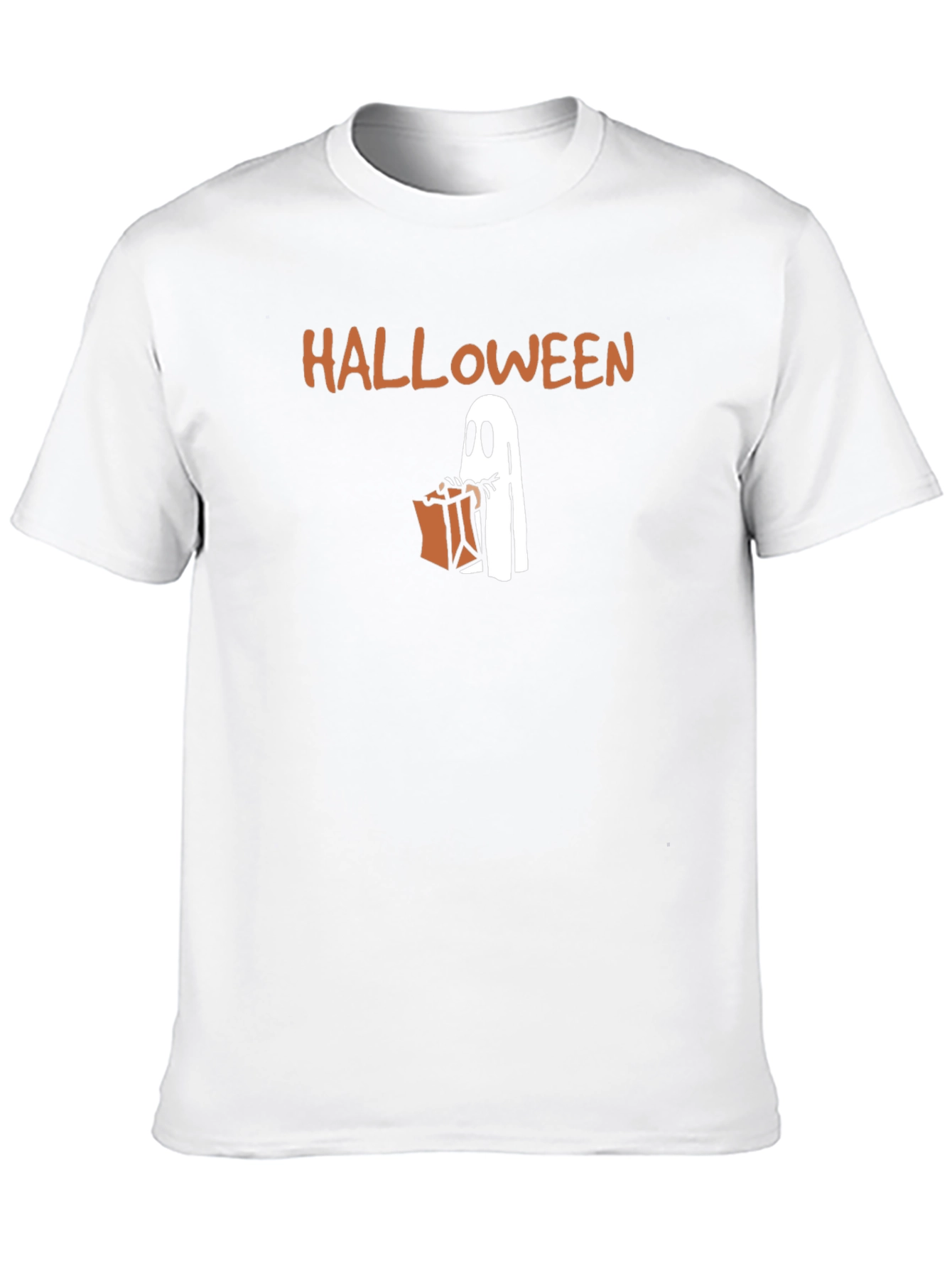 Halloween Ghost Black T-Shirt