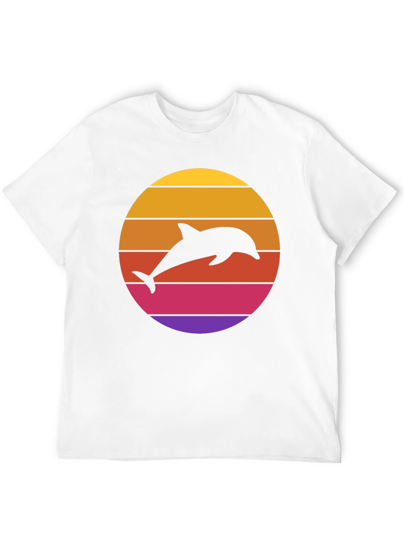 Retro Dolphin Sunset Tee