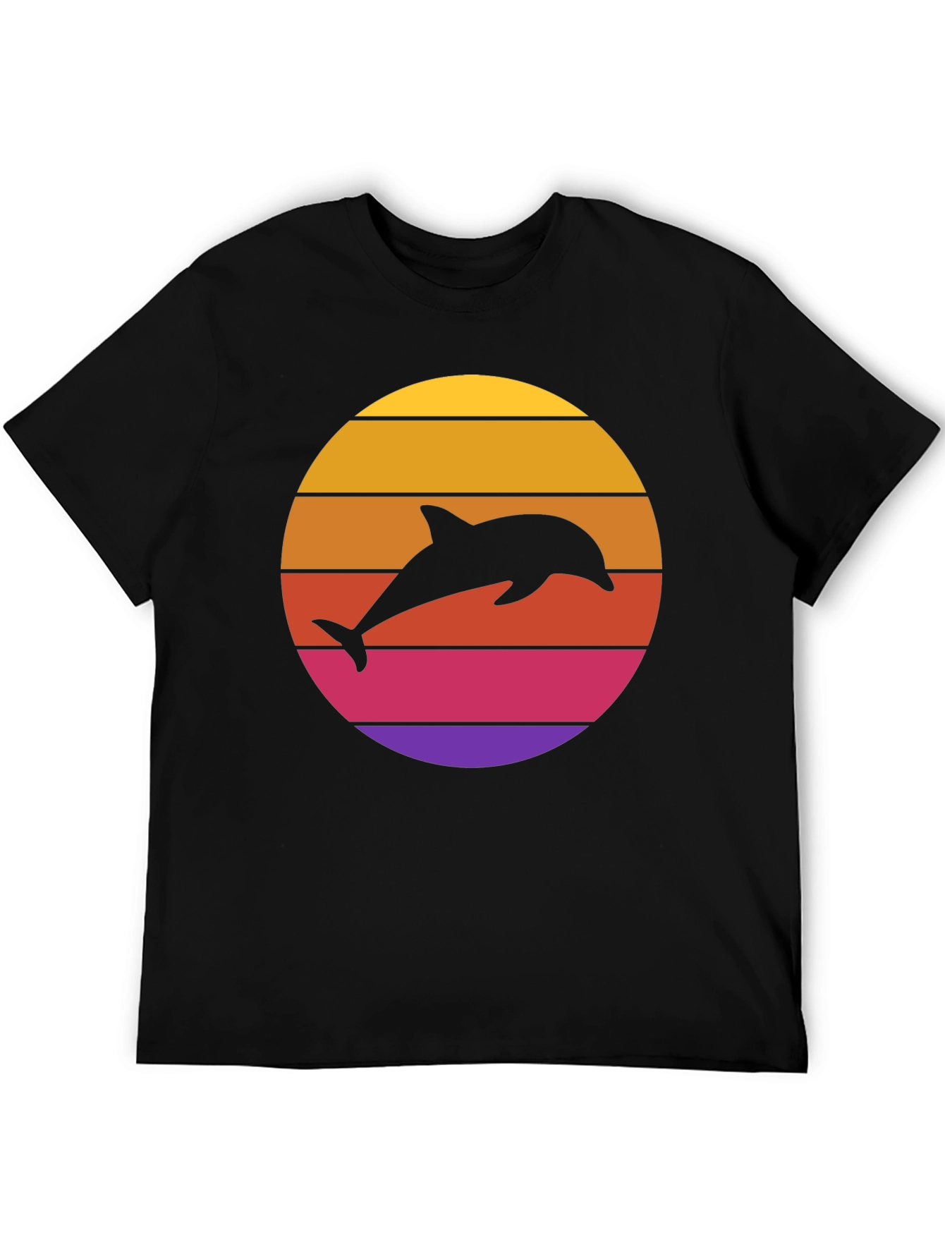 Retro Dolphin Sunset Tee