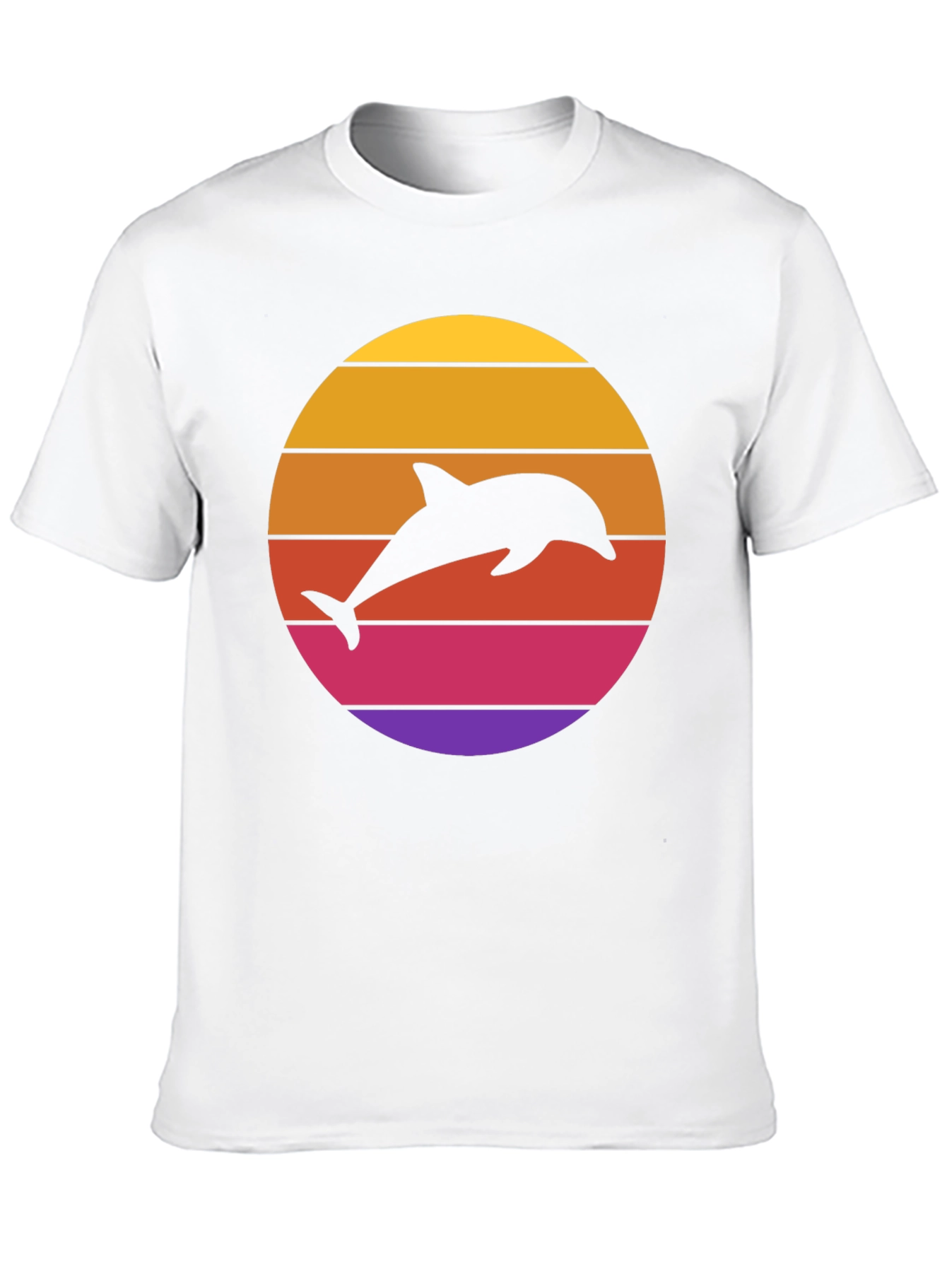 Retro Dolphin Sunset Tee
