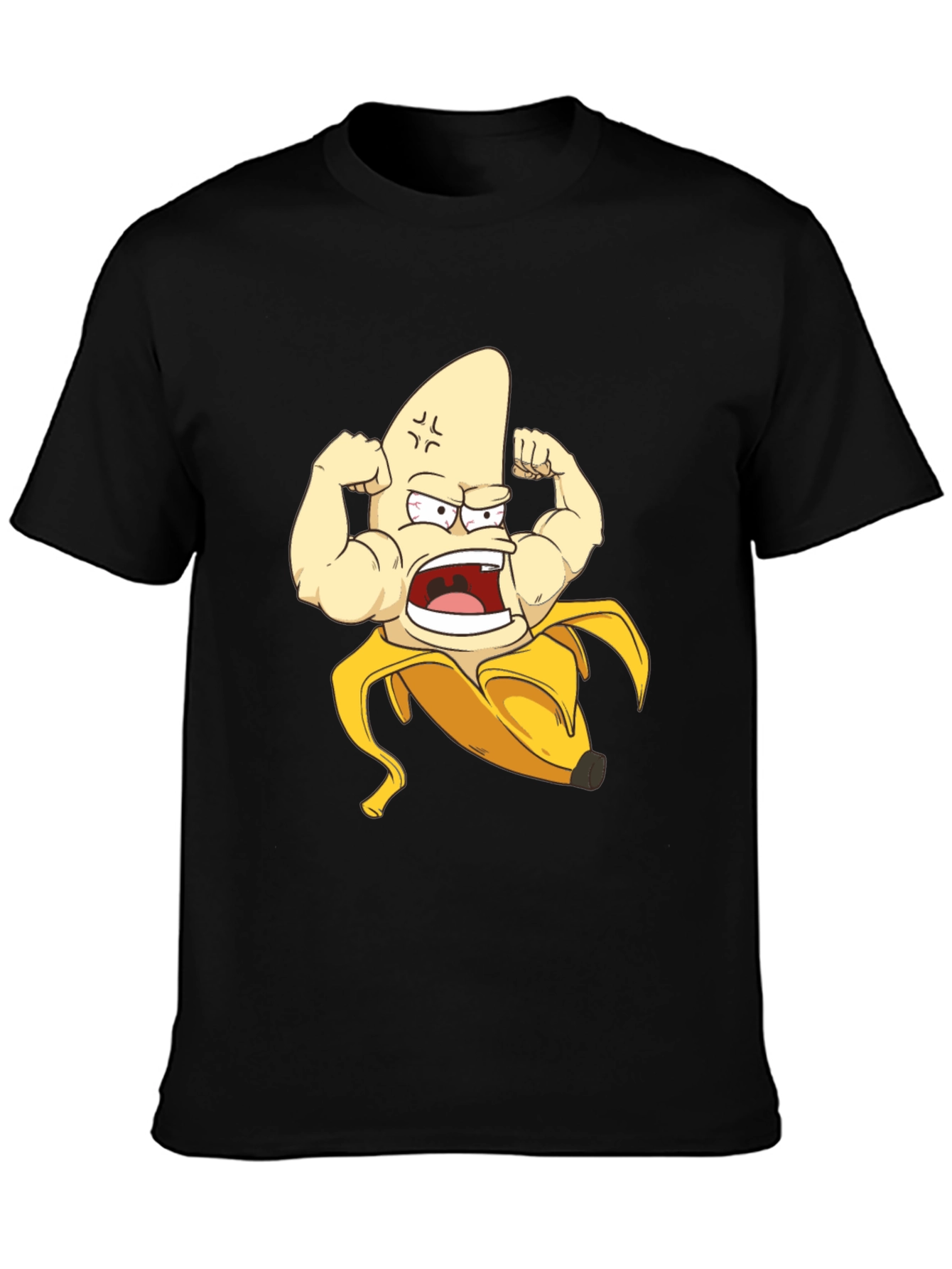 Muscle Banana Black T-Shirt