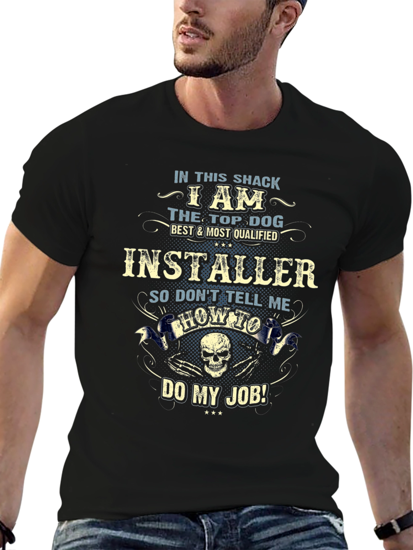 Installer Top Dog Graphic Tee