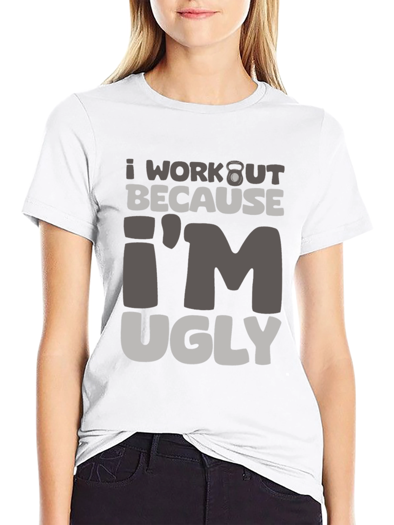 Workout Motivation Graphic Tee - Im Ugly