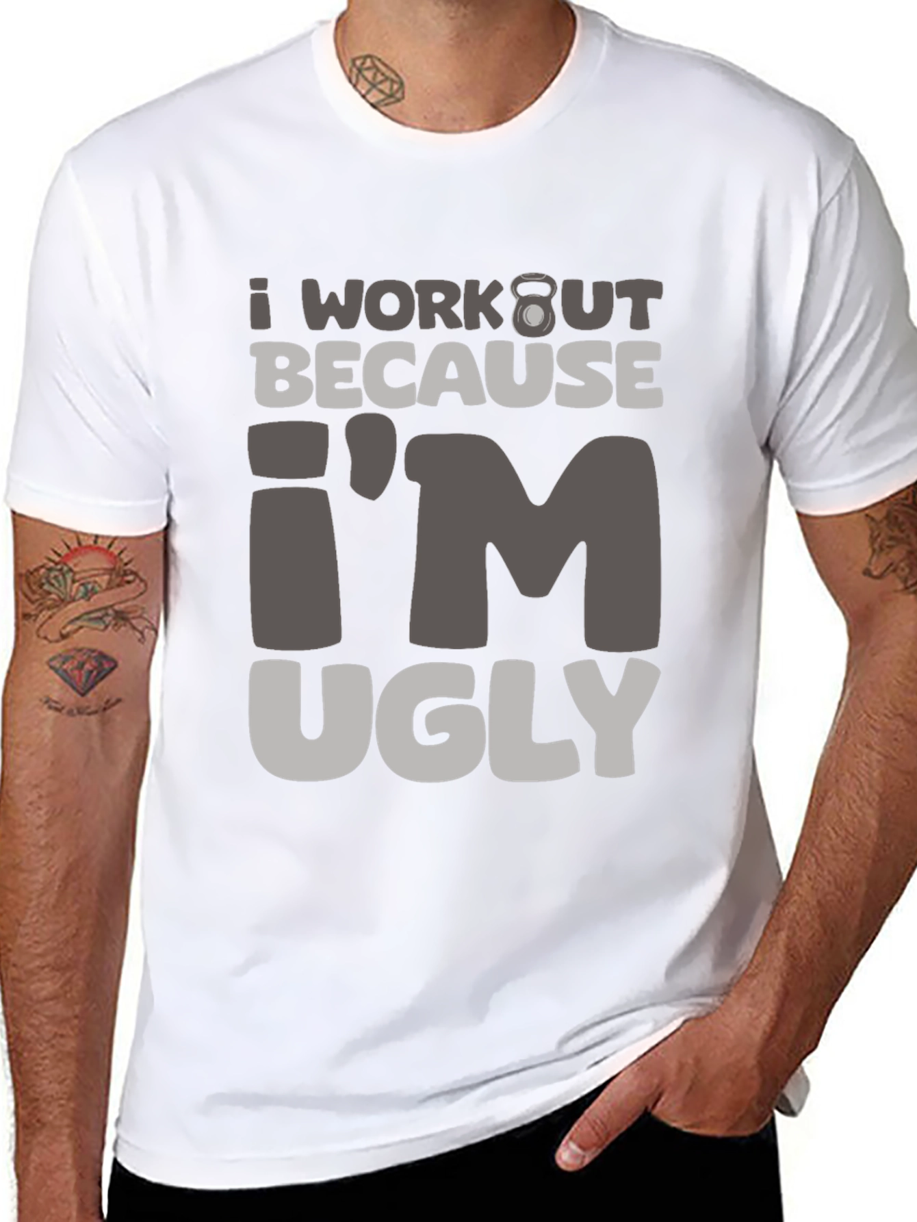 Workout Motivation Graphic Tee - Im Ugly