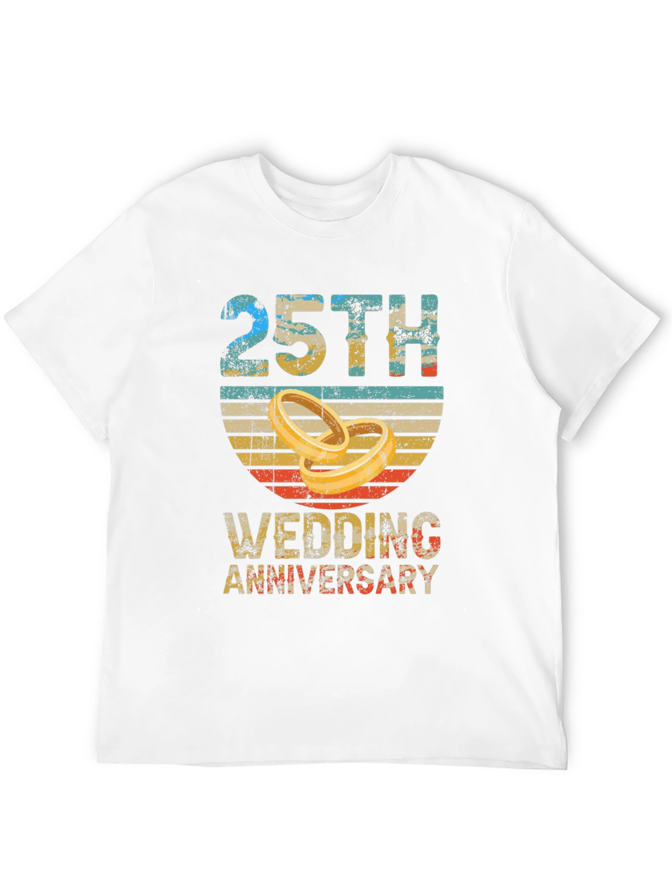 25th Wedding Anniversary Graphic T-Shirt