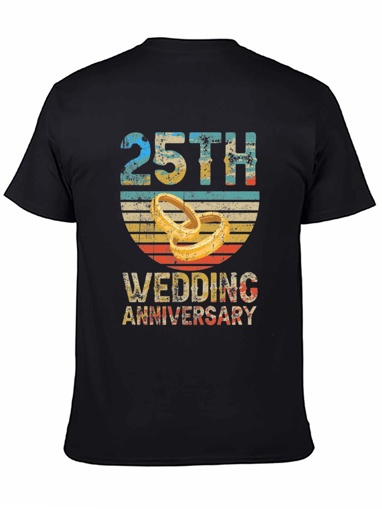25th Wedding Anniversary Graphic T-Shirt