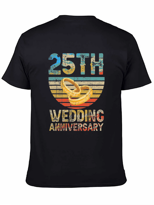 25th Wedding Anniversary Graphic T-Shirt