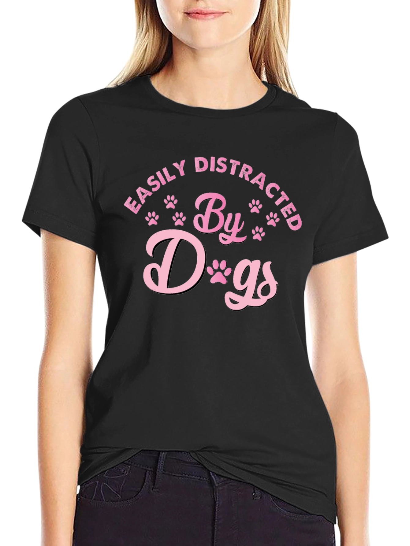 Easily Distracted By Dogs T-Shirt