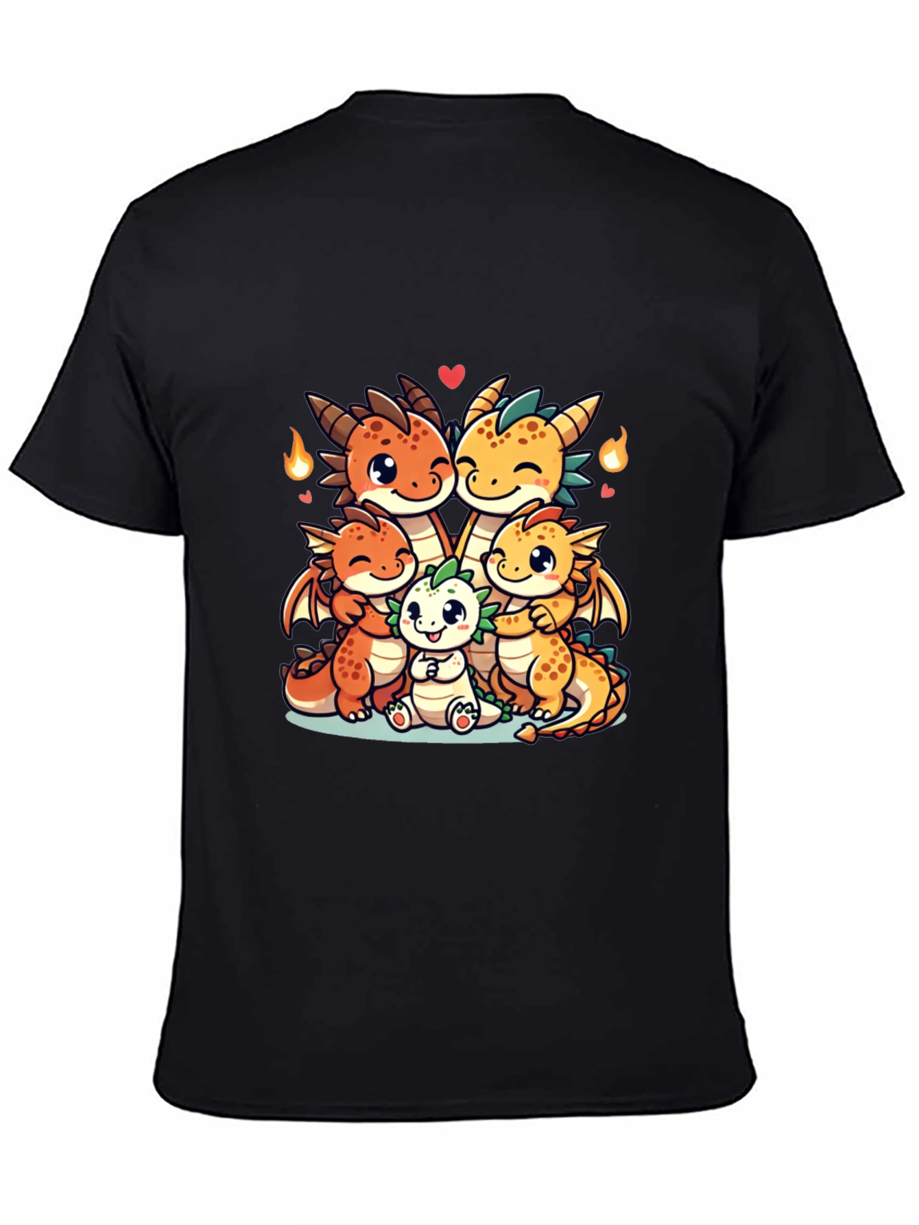 Dragon Family Graphic Tee - Cute & Comfy