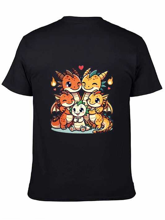 Dragon Family Graphic Tee - Cute & Comfy