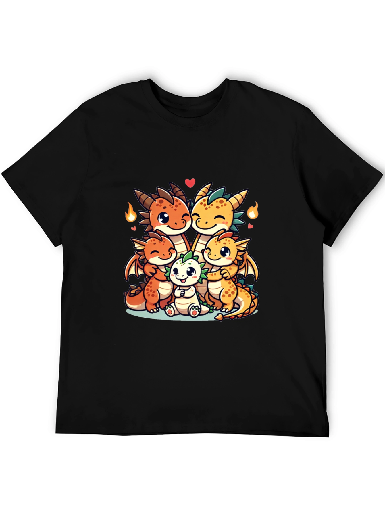 Dragon Family Graphic Tee - Cute & Comfy