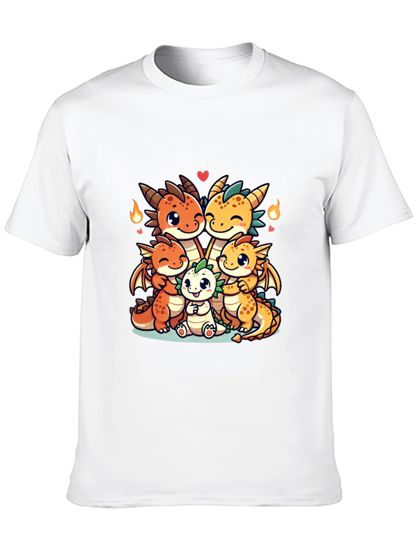Dragon Family Graphic Tee - Cute & Comfy