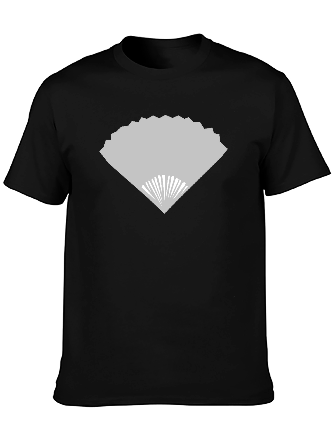 Fan Graphic Black T-Shirt - Cool and Casual Tee