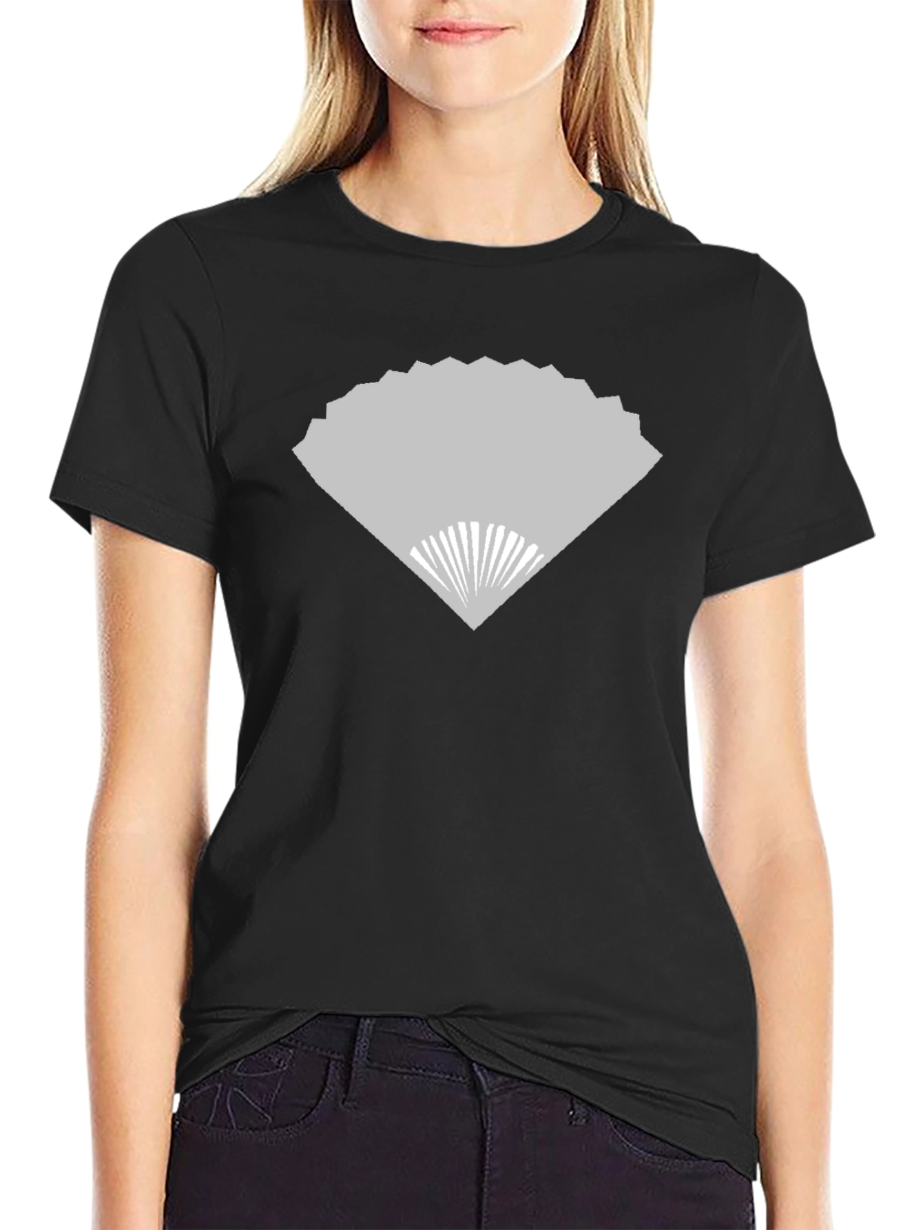 Fan Graphic Black T-Shirt - Cool and Casual Tee