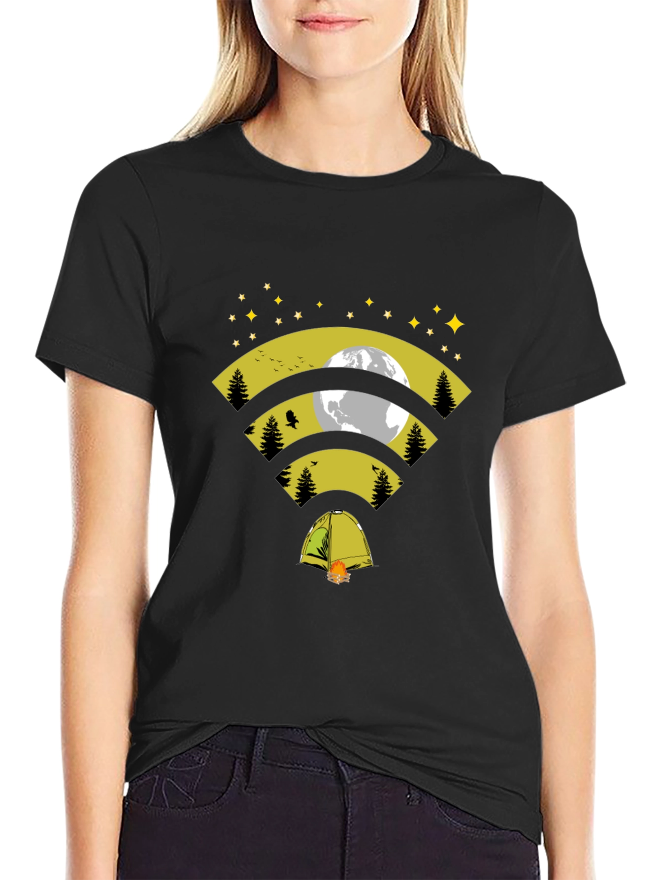 Camping WiFi T-Shirt - Connect with Nature!
