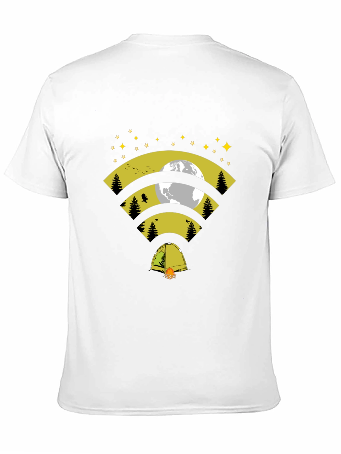 Camping WiFi T-Shirt - Connect with Nature!
