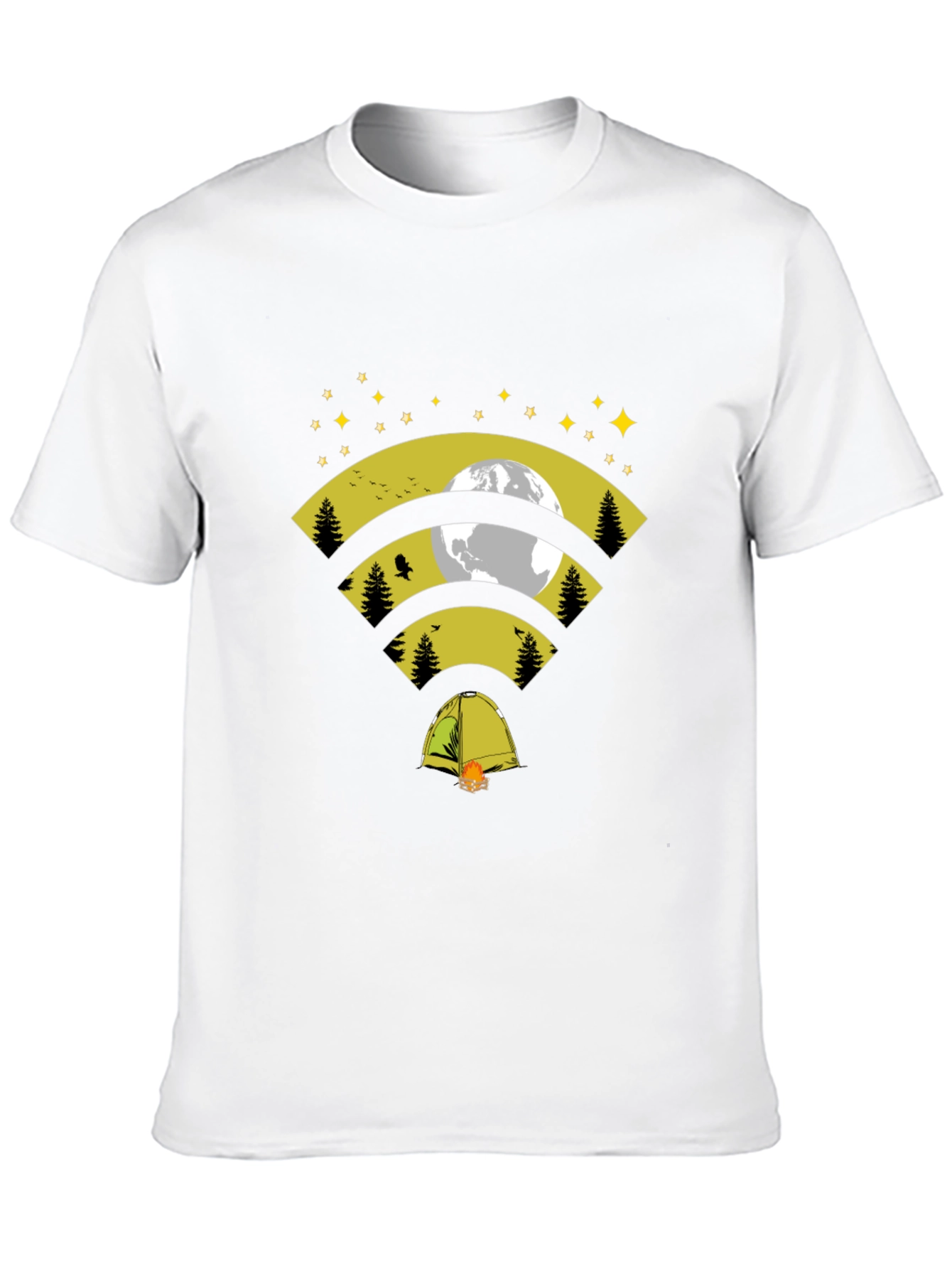 Camping WiFi T-Shirt - Connect with Nature!