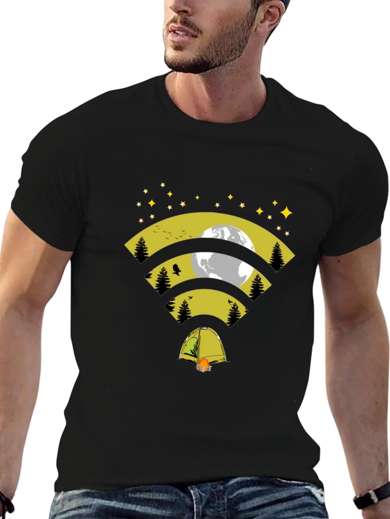 Camping WiFi T-Shirt - Connect with Nature!