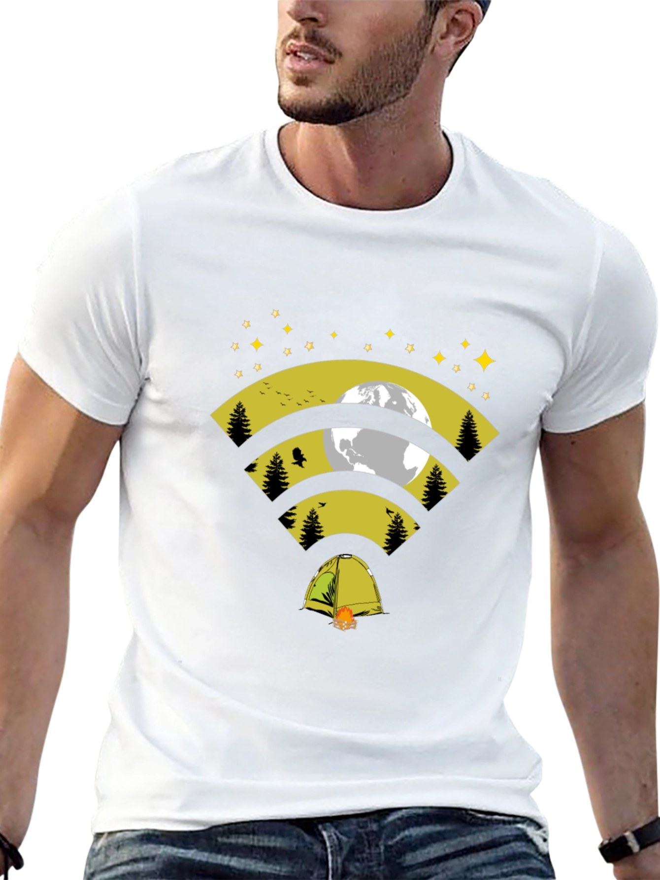 Camping WiFi T-Shirt - Connect with Nature!
