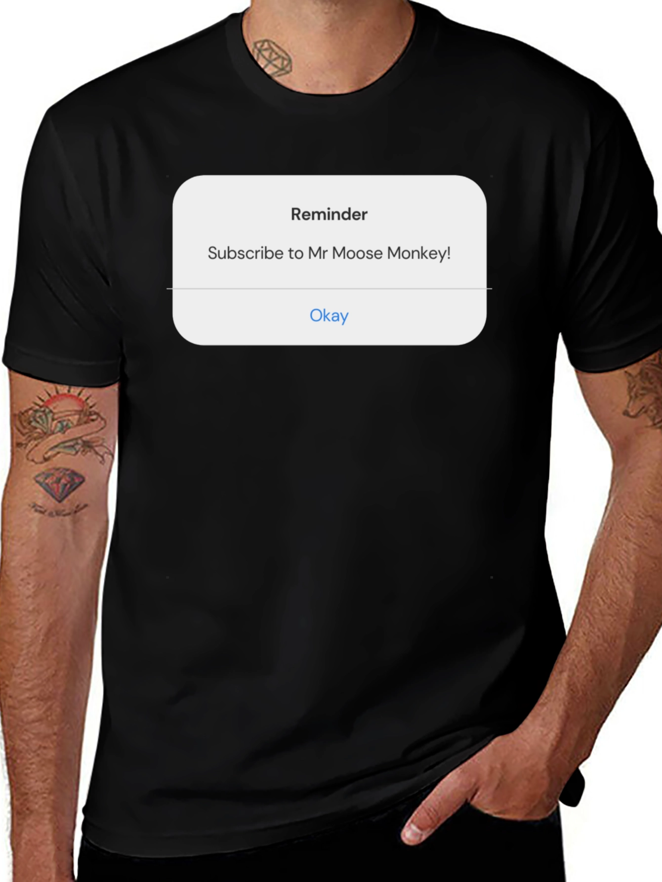 Reminder Subscribe Tee - Mr Moose Monkey Shirt