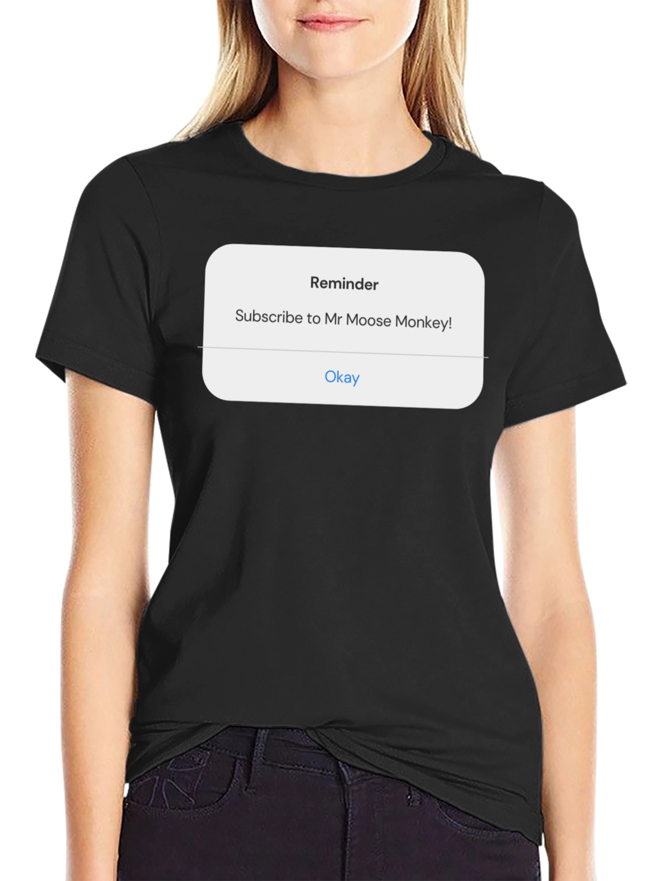 Reminder Subscribe Tee - Mr Moose Monkey Shirt