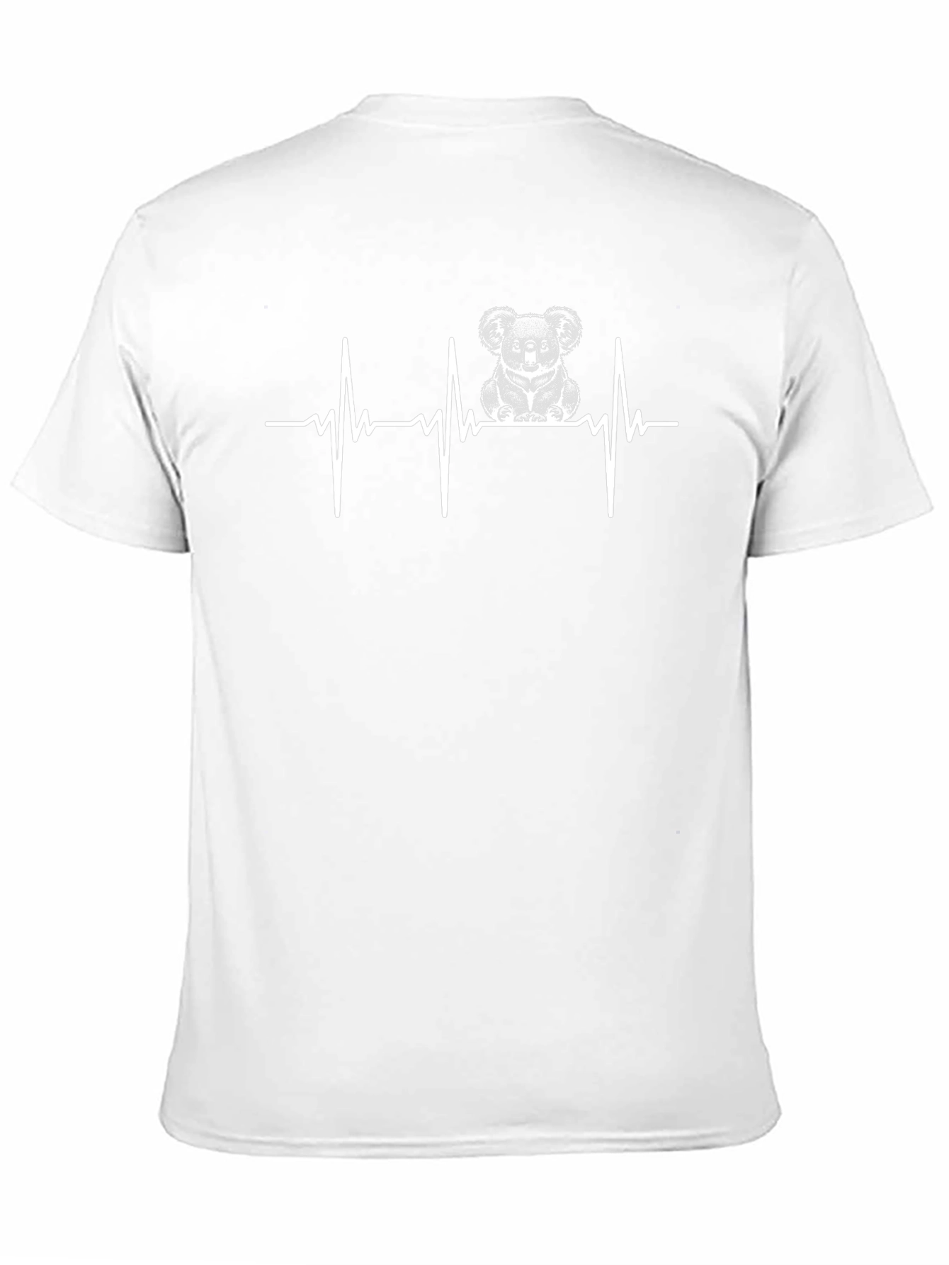Koala Heartbeat Graphic Tee - Black