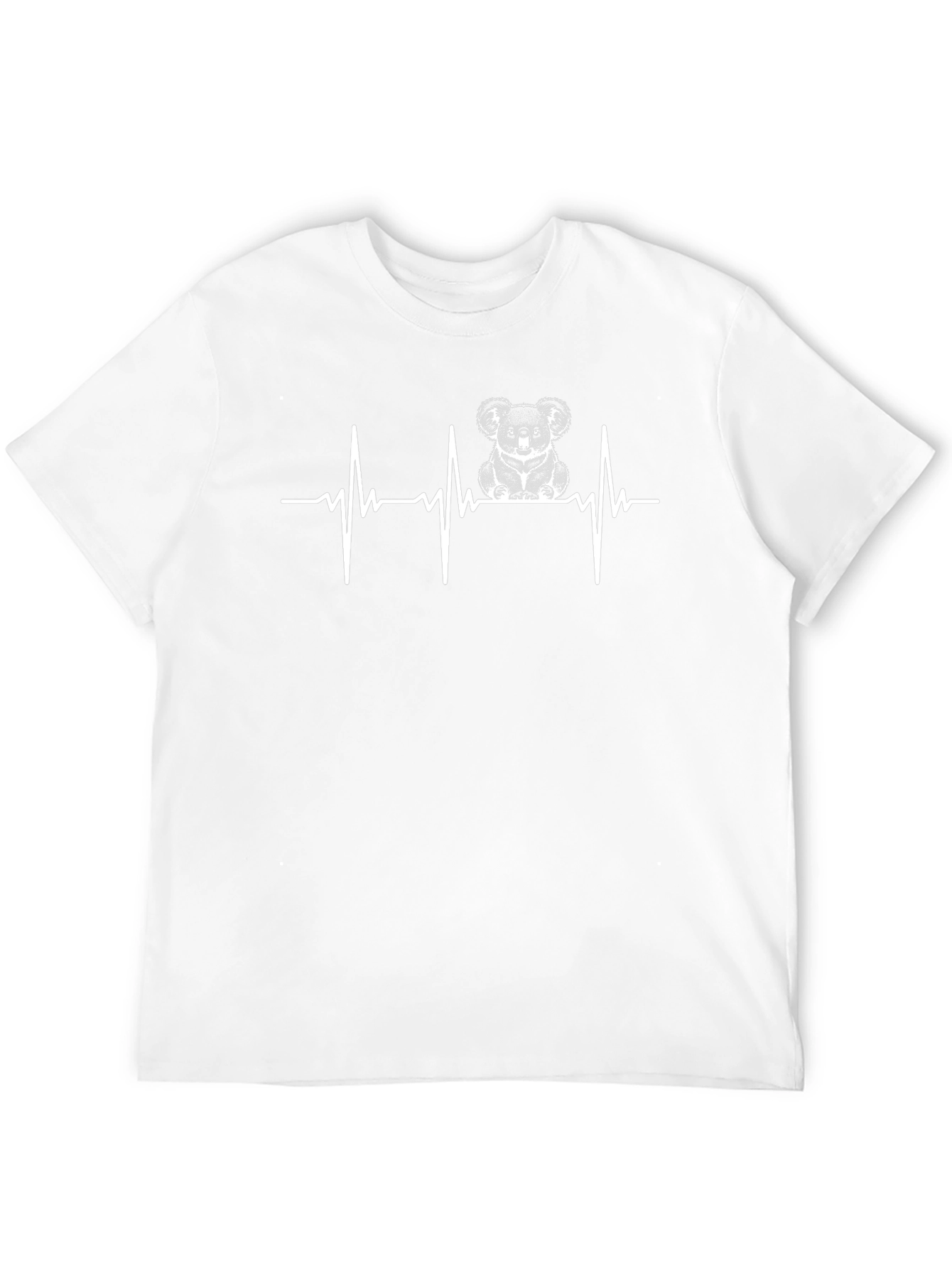 Koala Heartbeat Graphic Tee - Black