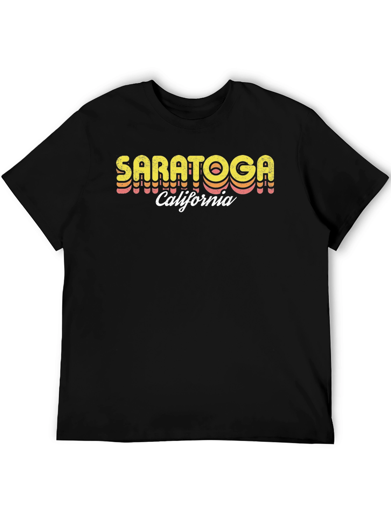 Saratoga California Retro T-Shirt