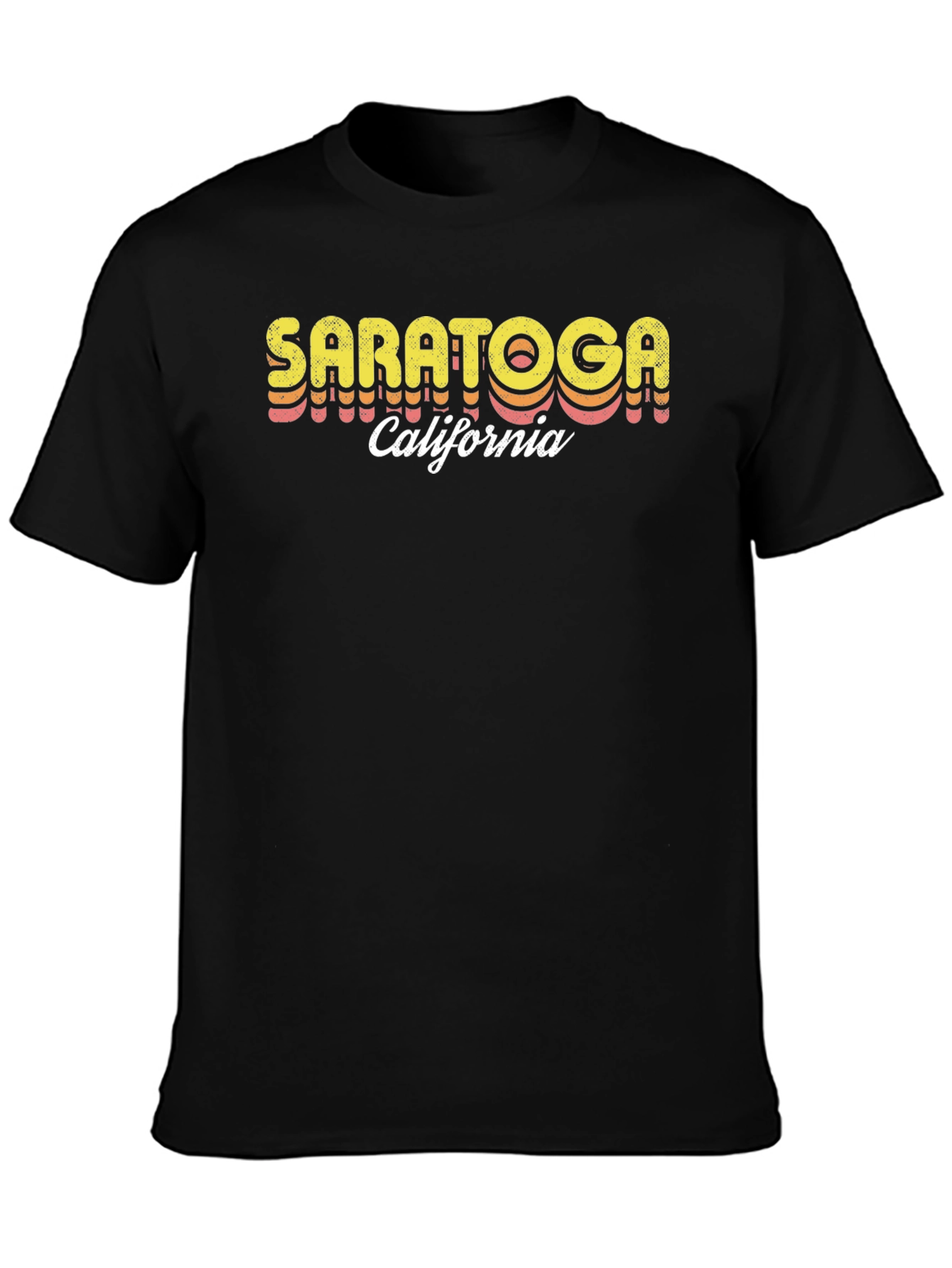 Saratoga California Retro T-Shirt