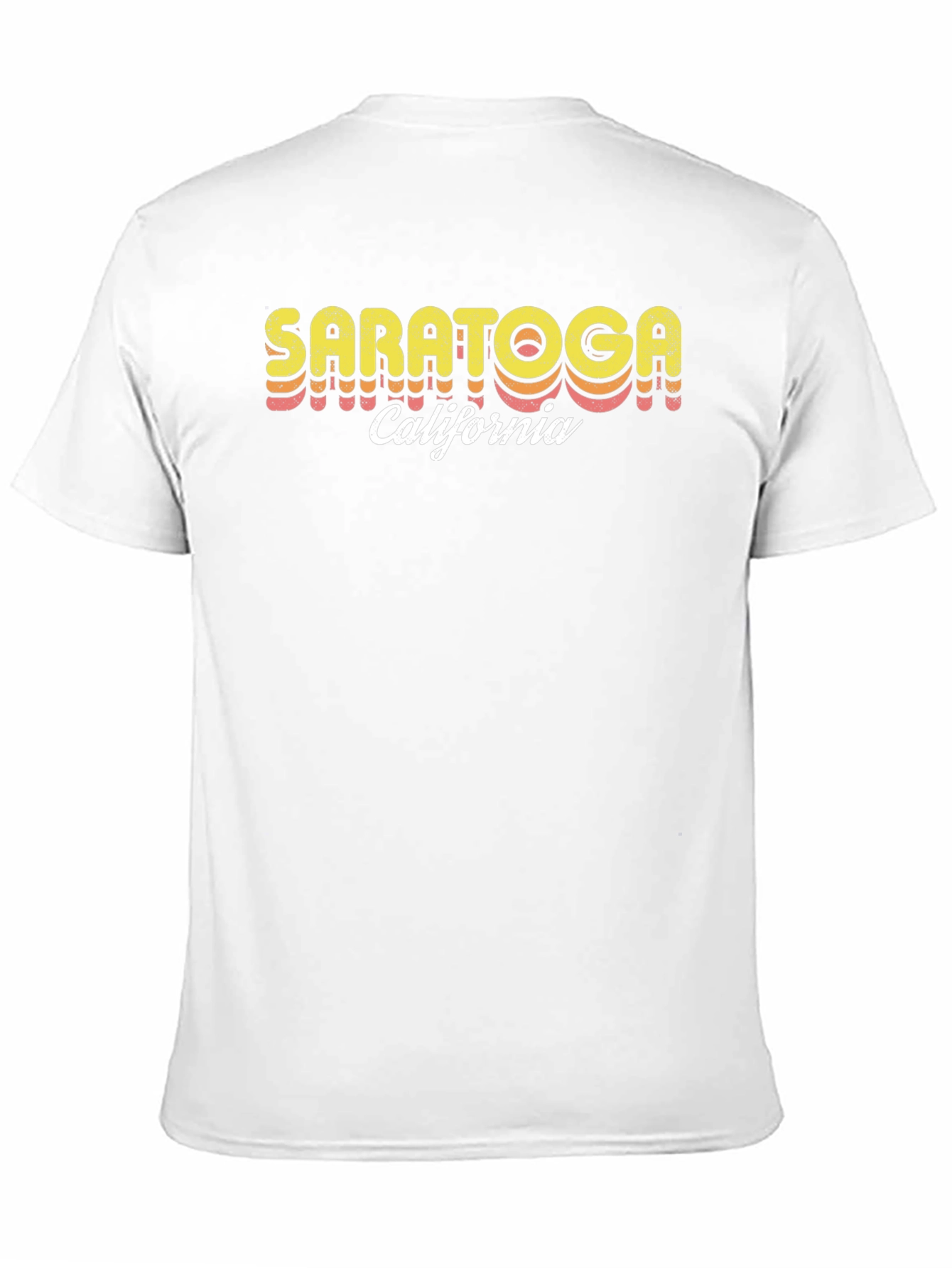 Saratoga California Retro T-Shirt
