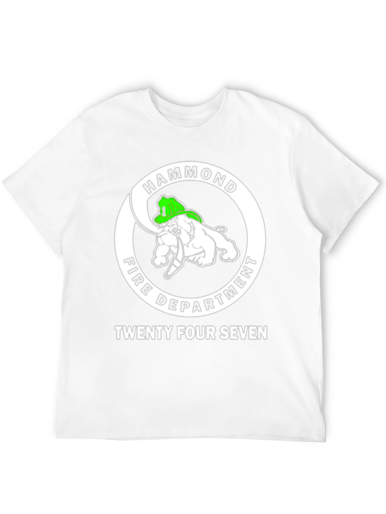Hammond Fire Department T-Shirt Bulldog