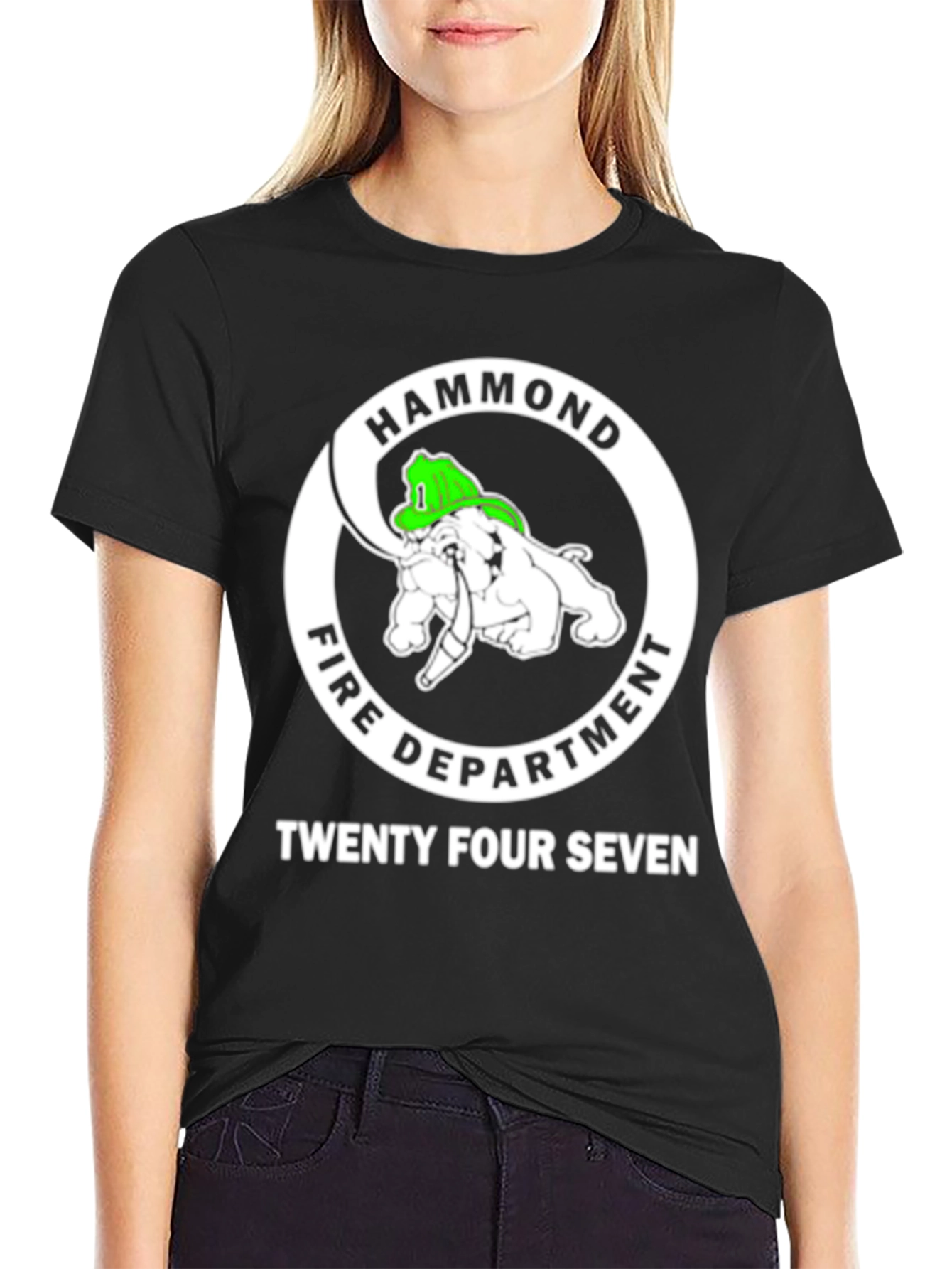 Hammond Fire Department T-Shirt Bulldog