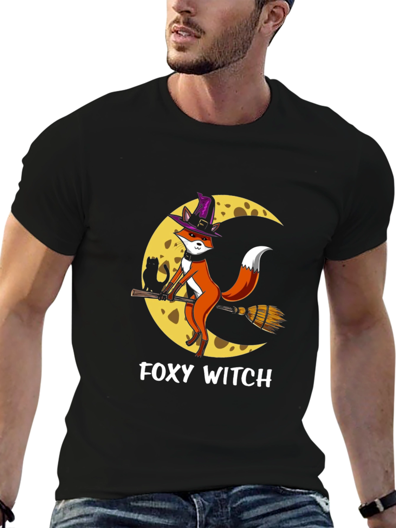 Foxy Witch T-Shirt - Halloween Costume Tee