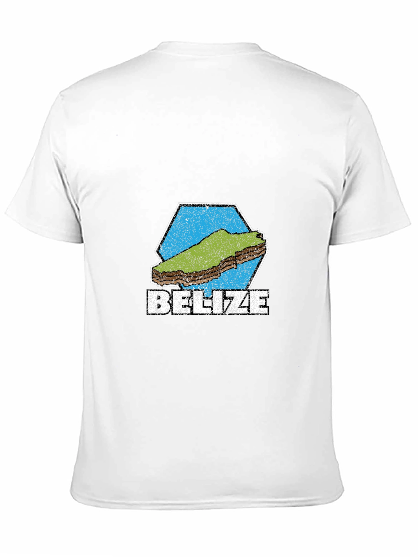 Belize Graphic T-Shirt - Black Cotton Tee