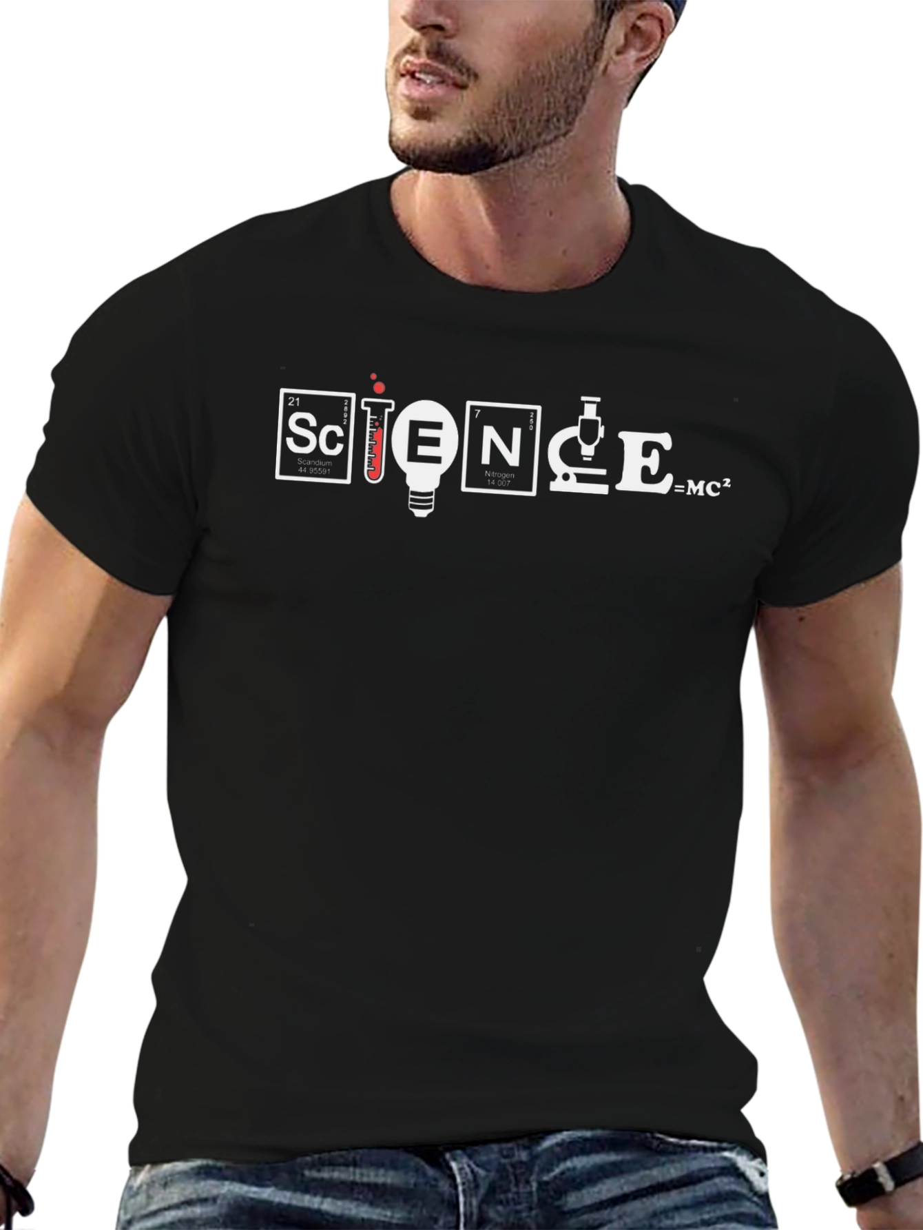 Science T-Shirt - Periodic Table of Elements Graphic Tee