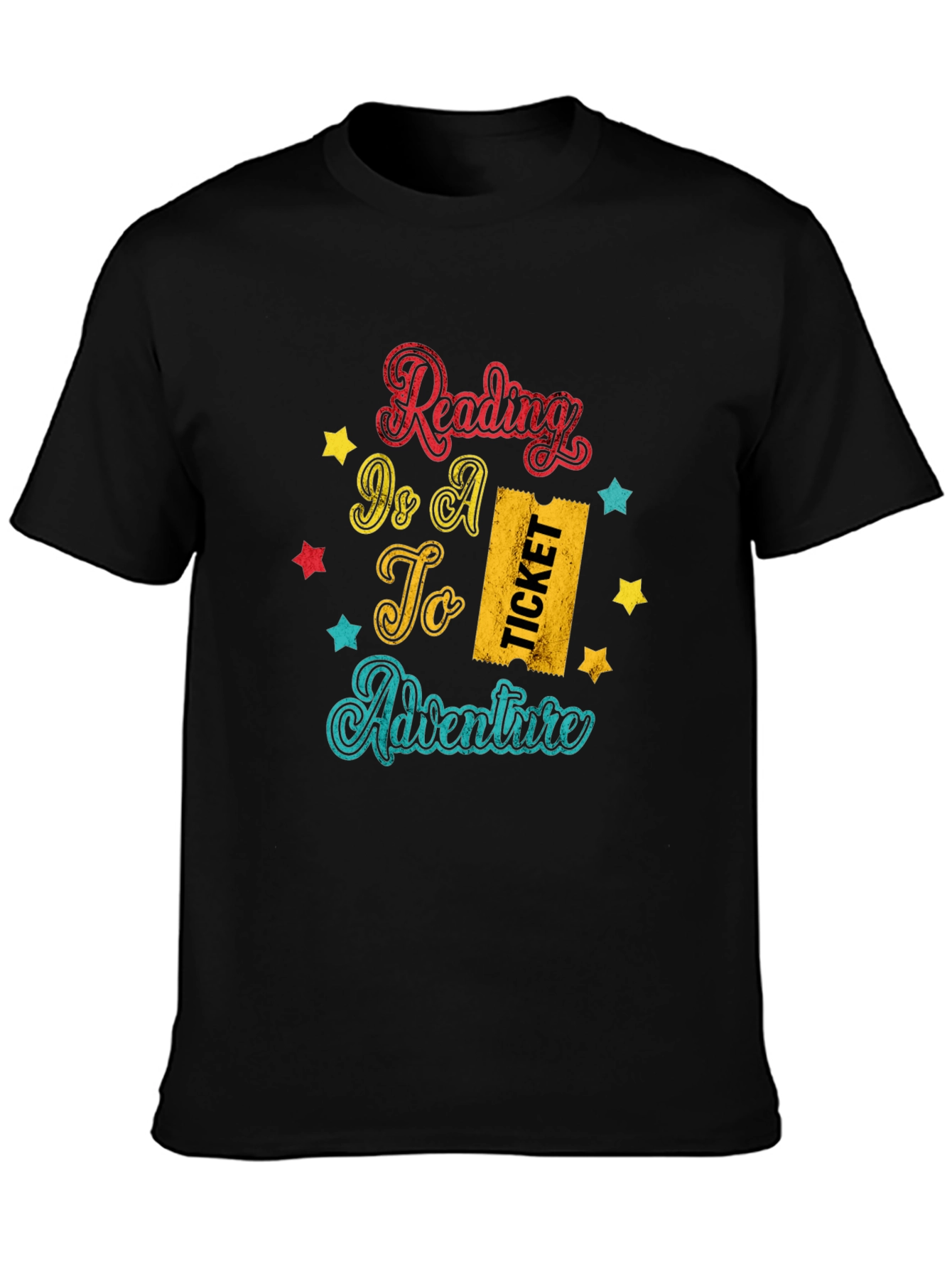 Reading Is a Ticket to Adventure Graphic Tee