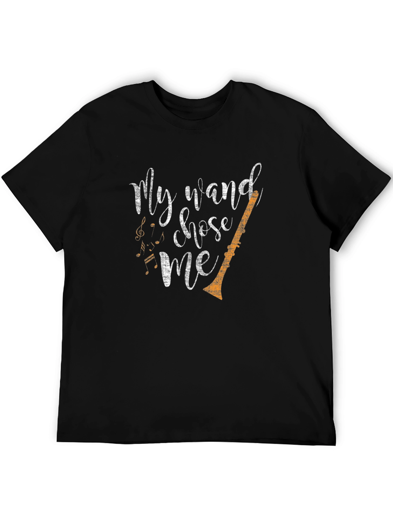 My Wand Chose Me T-Shirt Musician Clarinet Gift