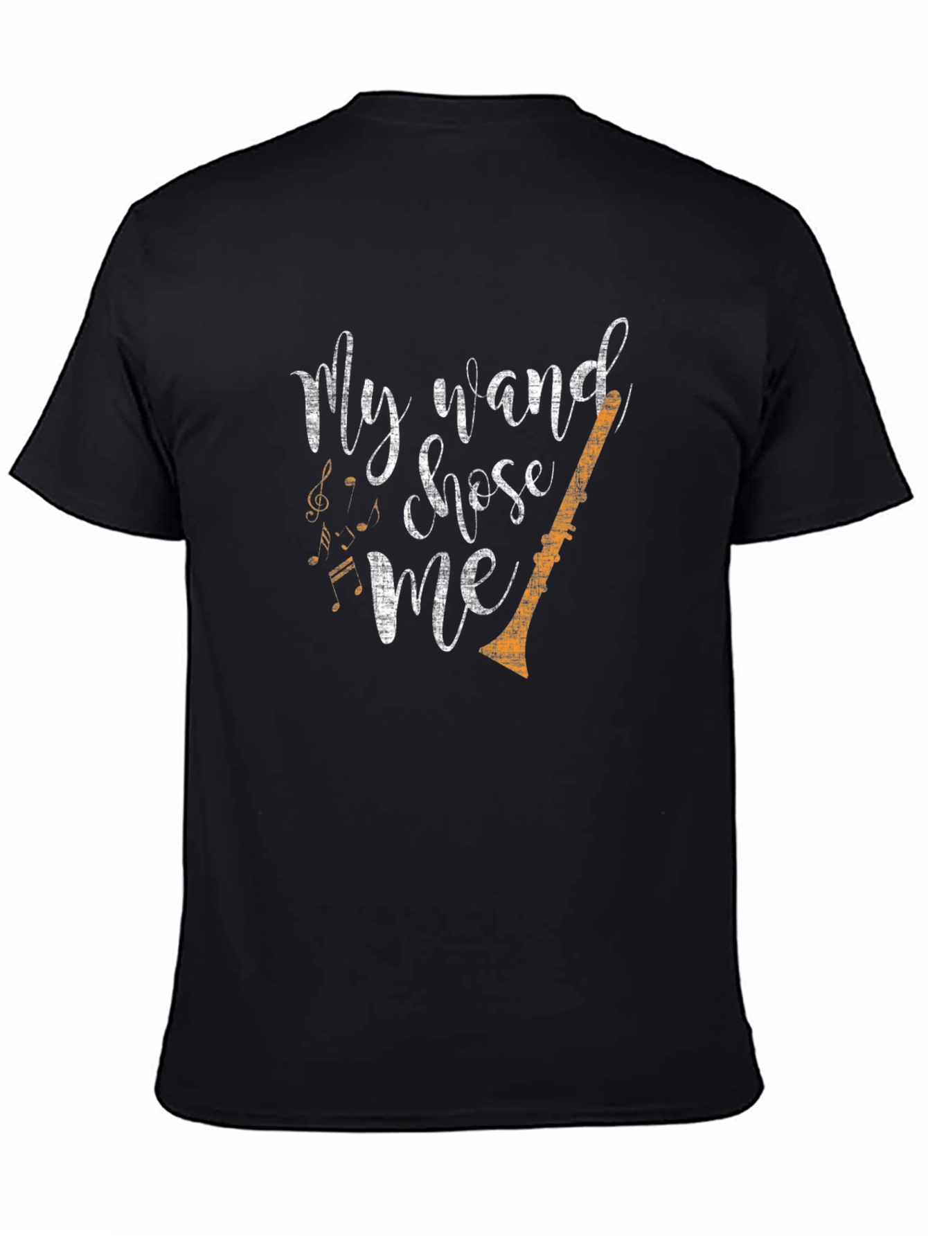 My Wand Chose Me T-Shirt Musician Clarinet Gift