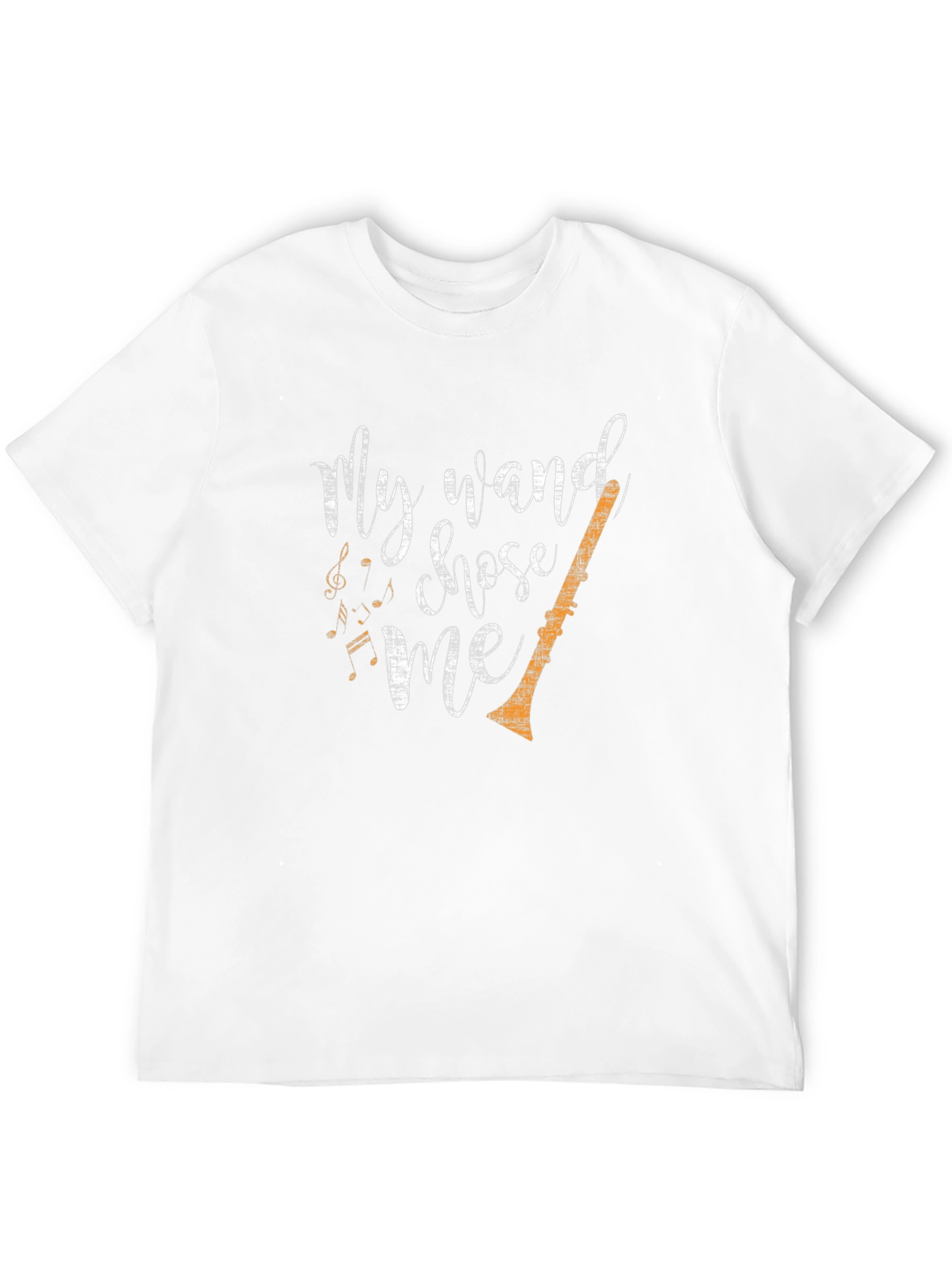 My Wand Chose Me T-Shirt Musician Clarinet Gift