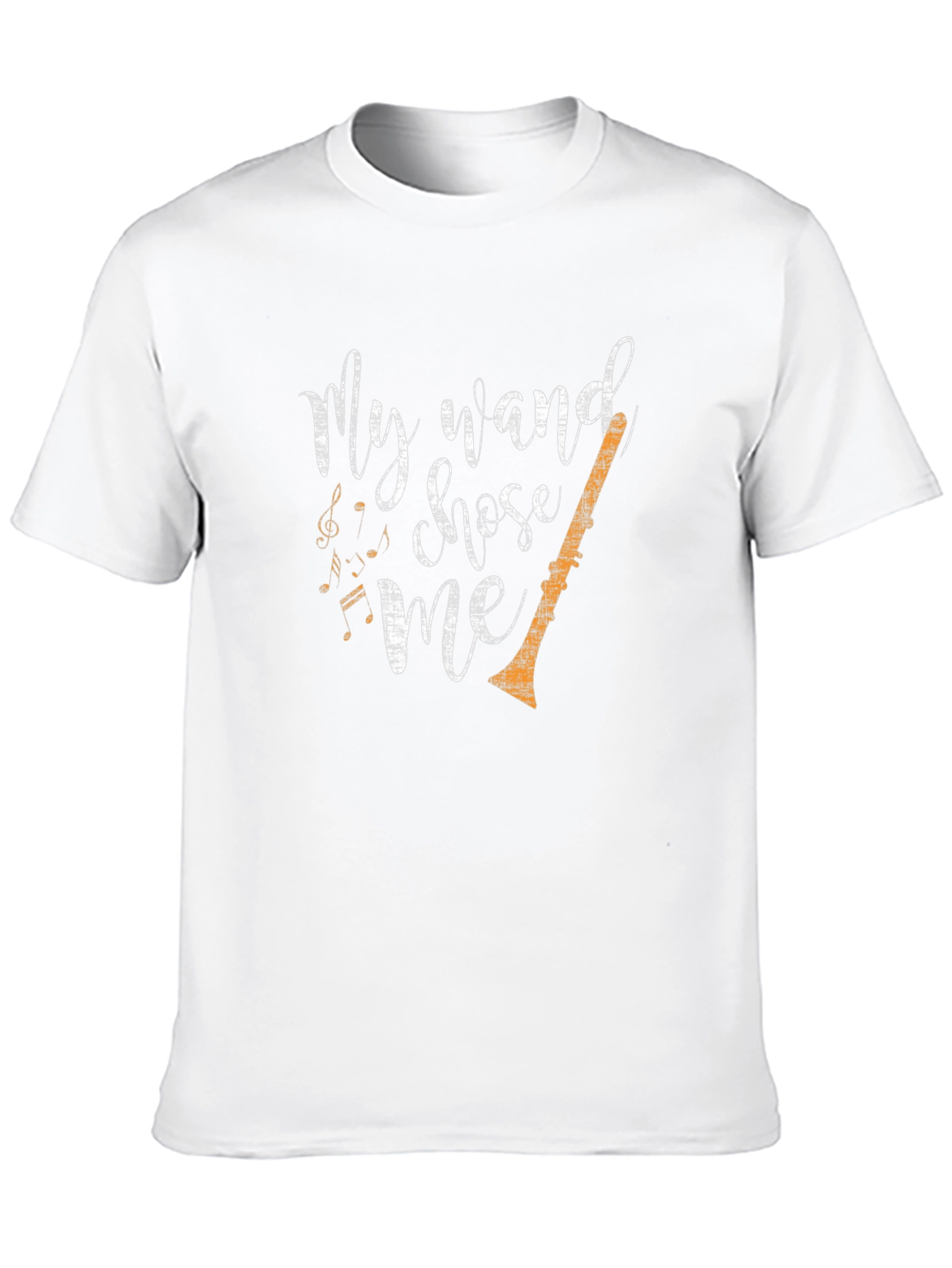 My Wand Chose Me T-Shirt Musician Clarinet Gift