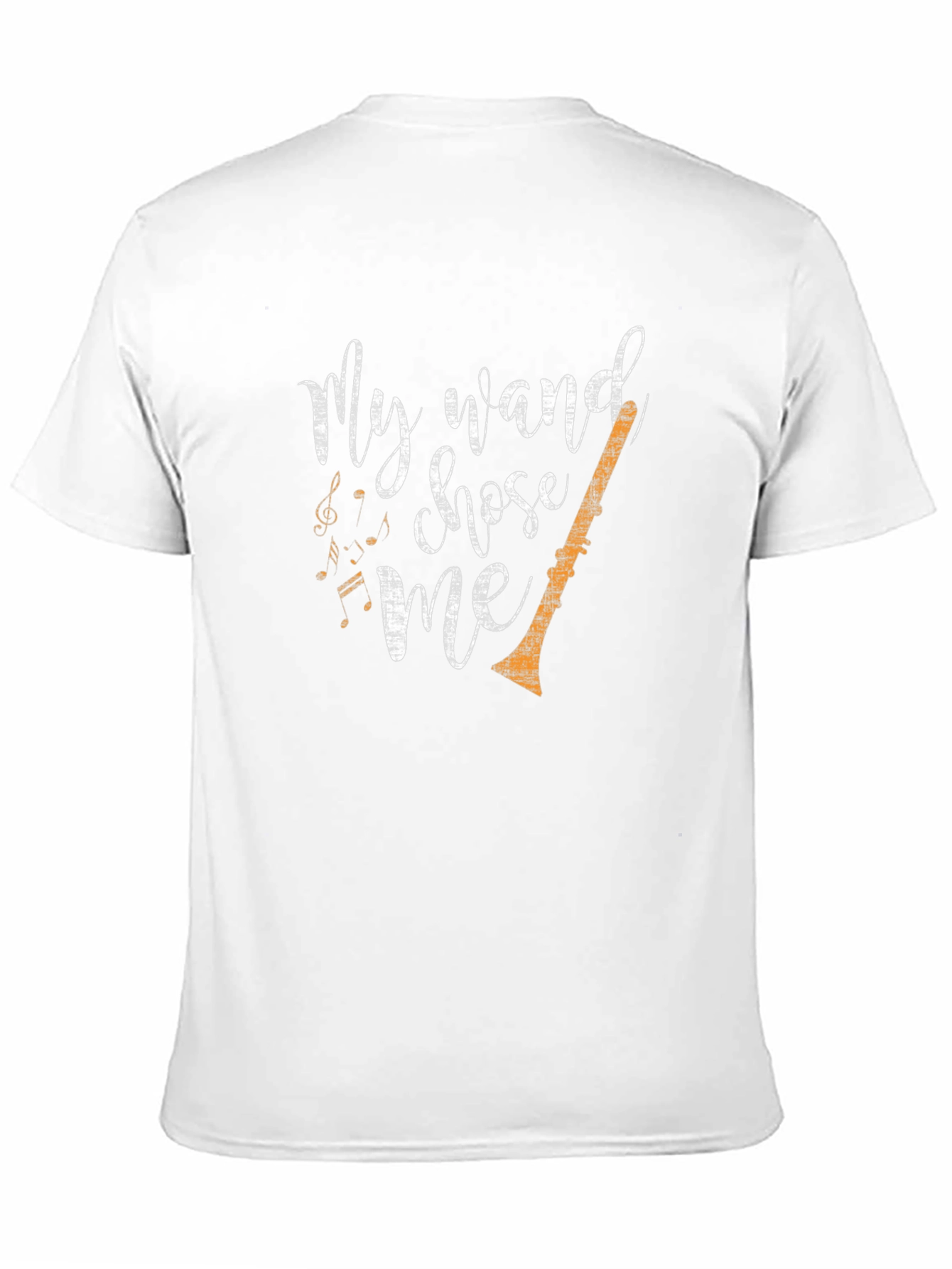 My Wand Chose Me T-Shirt Musician Clarinet Gift