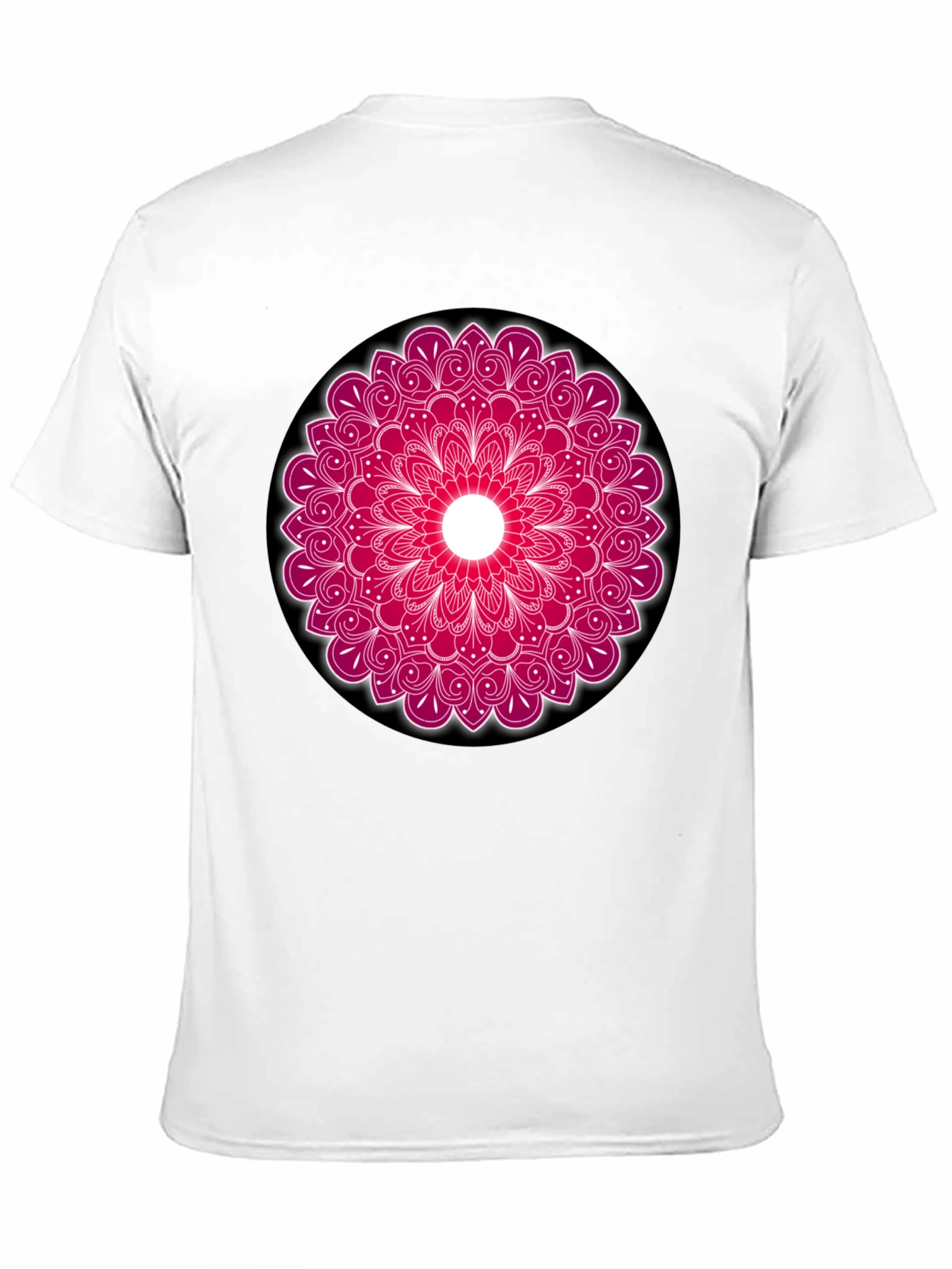 Mandala Print Crew Neck T-Shirt