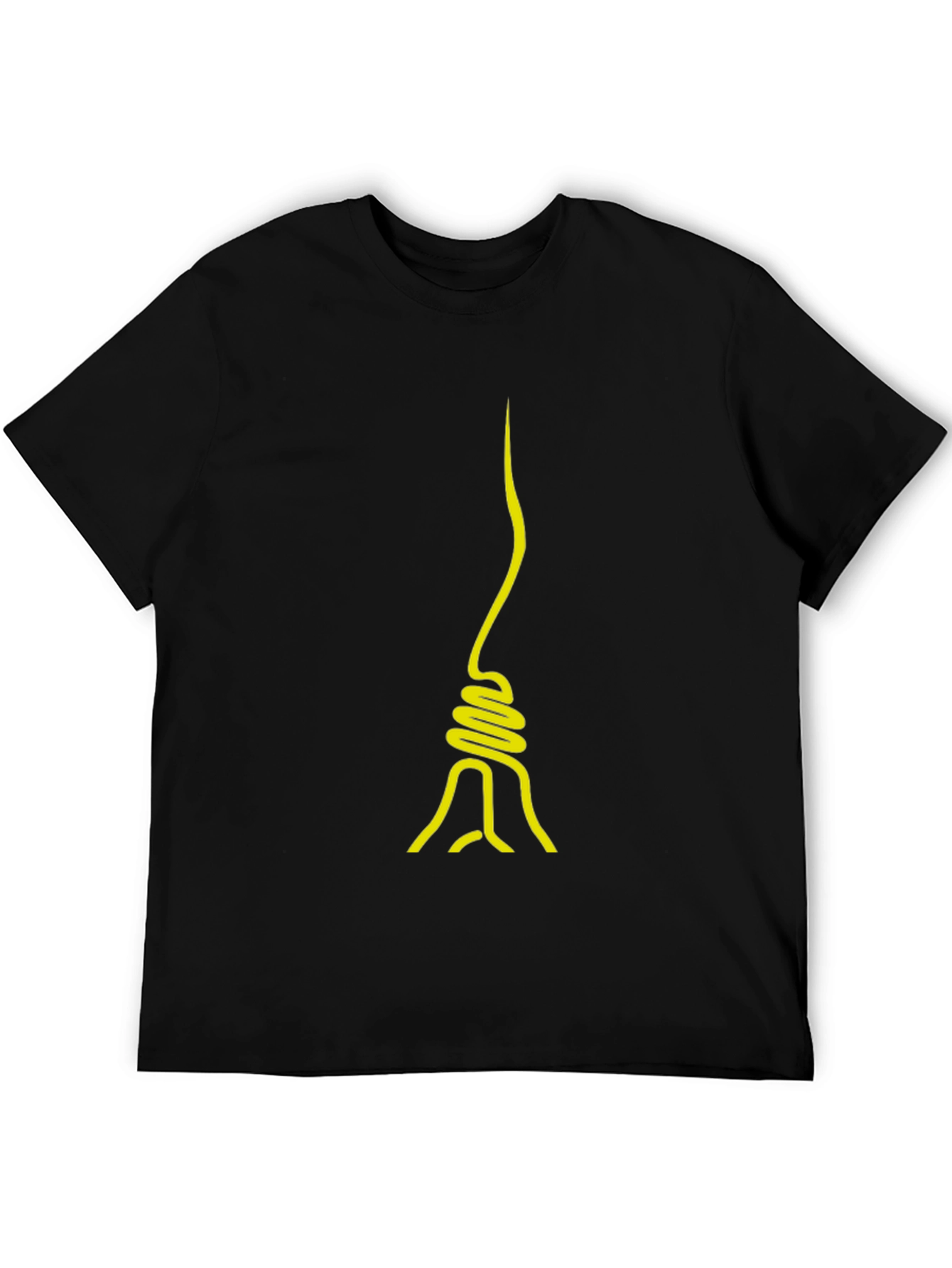 Modern Art Black T-Shirt